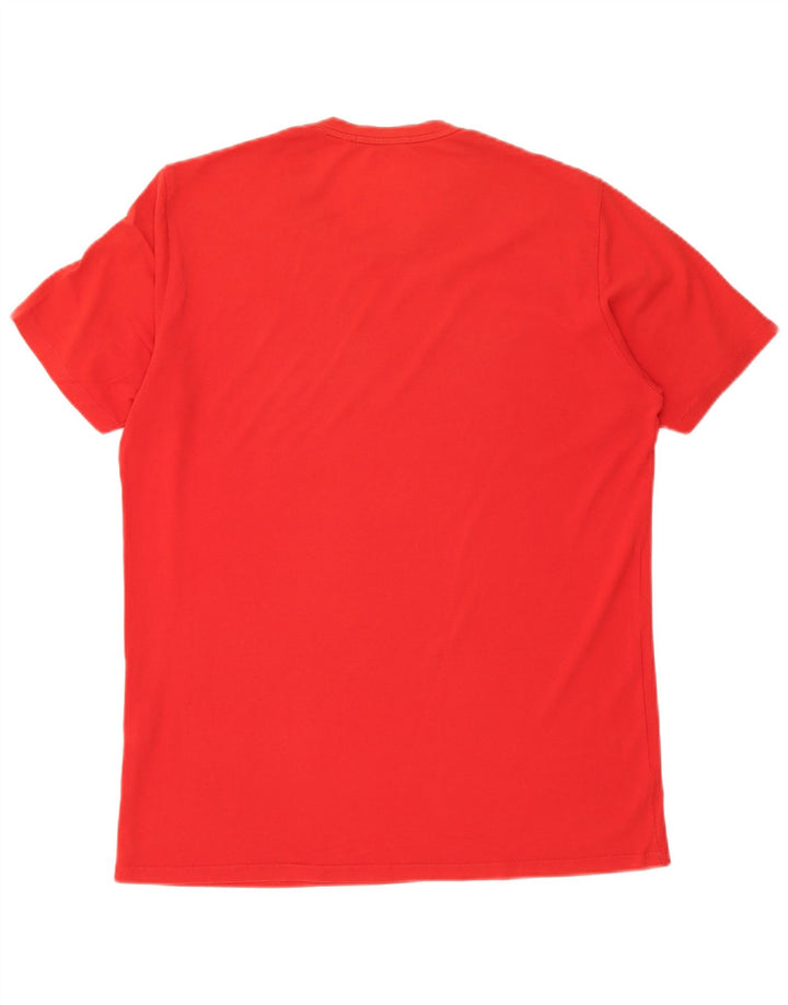 BELFE Mens T-Shirt Top XL Red Cotton