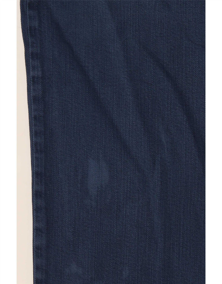 Trussardi Dame Straight Jeans W36 L27 Navy Blue