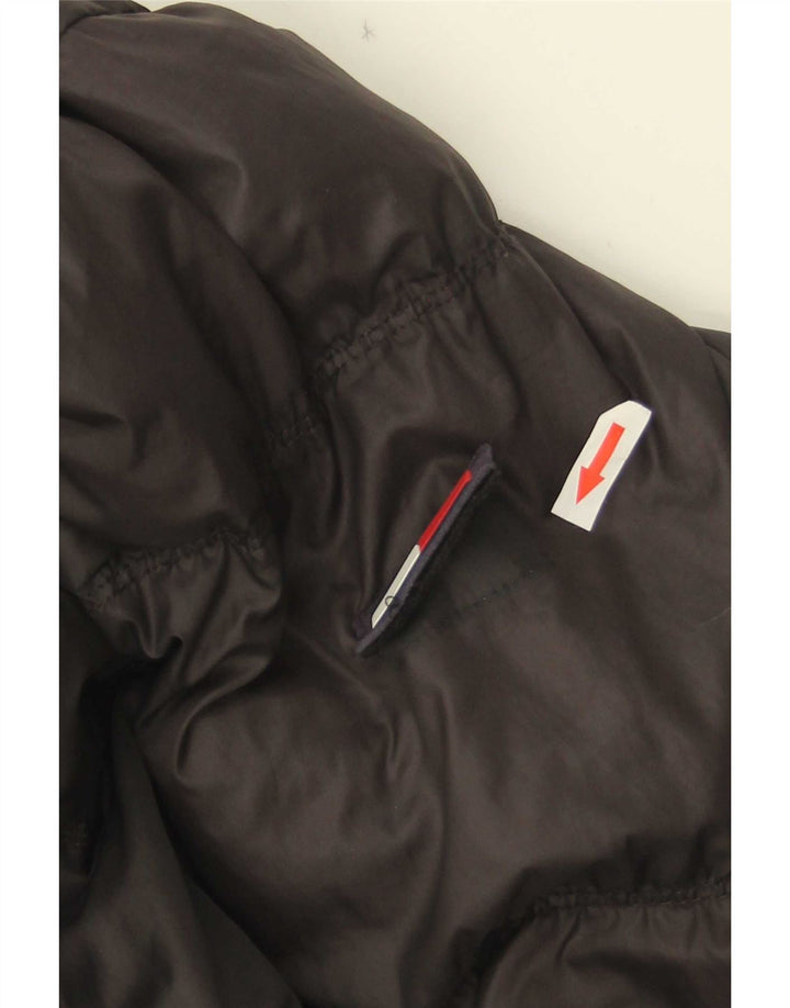 Tommy Hilfiger Herre hættepolstret jakke UK 38 Medium Sort Polyester