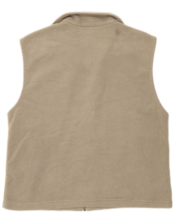 Columbia Herre Fleece Gilet UK 40 Large Beige Polyester