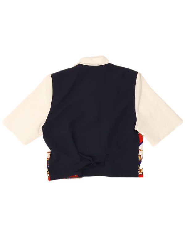 PARK LANE Dame Crop Shirt Bluse EU 38 Medium Flerfarvet Paisley