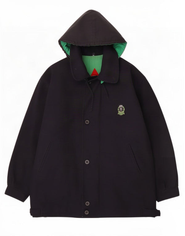 Marina Yachting Herre Hooded Windbreaker Coat IT 54 2XL Navy Blue Cotton