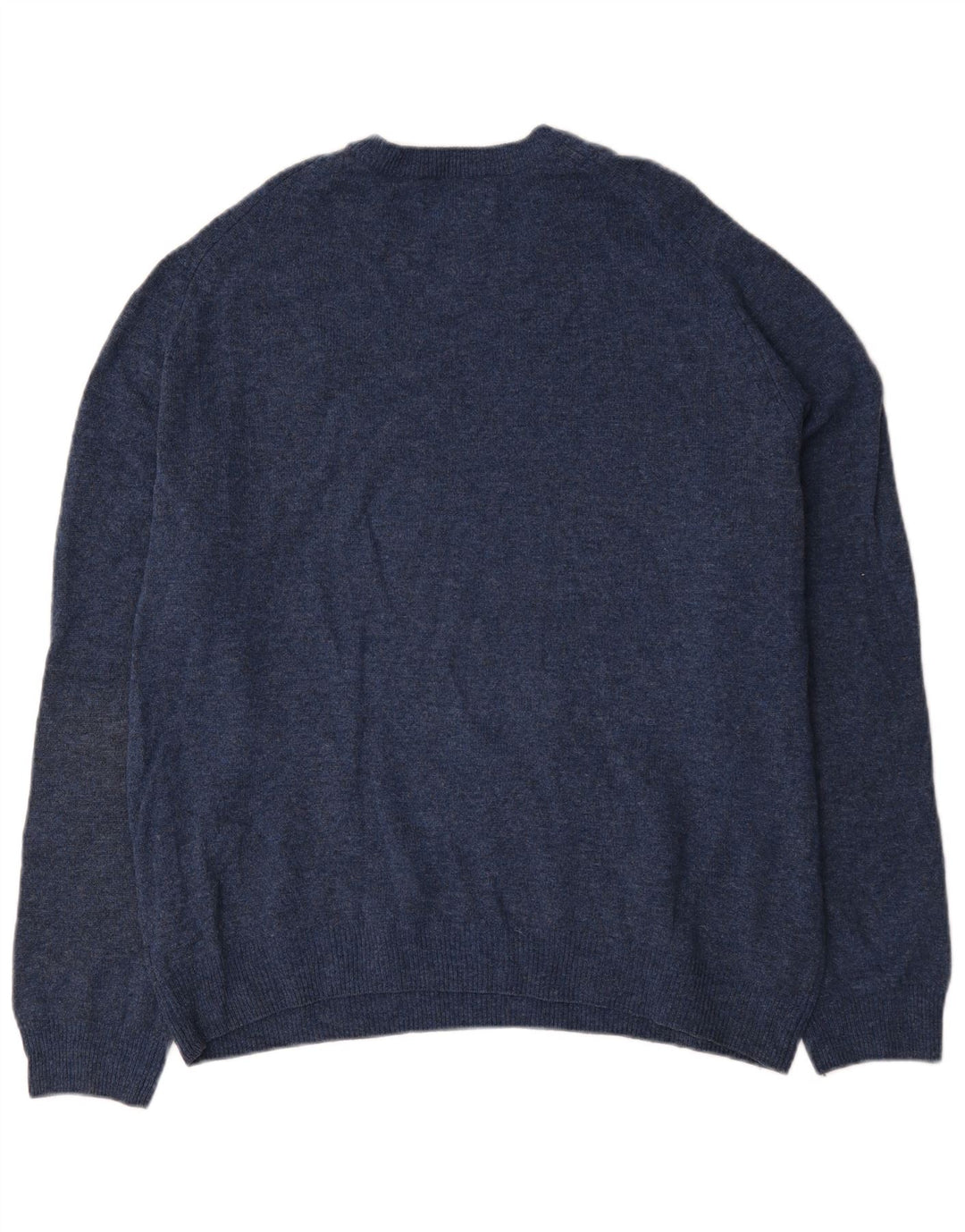 Marks & Spencer Herre sweater med rund hals 2XL Navy Blue Flecked