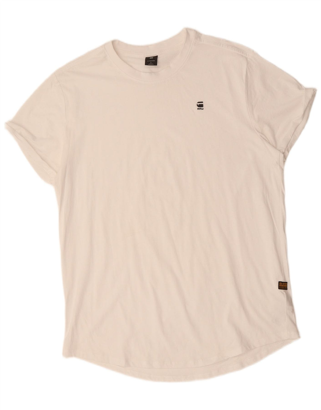 G-STAR Herre T-Shirt Top Stor Hvid Bomuld