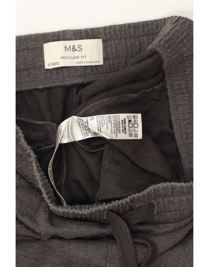 Marks & Spencer Herre Regular Fit træningsdragt Bukser Små grå bomuld