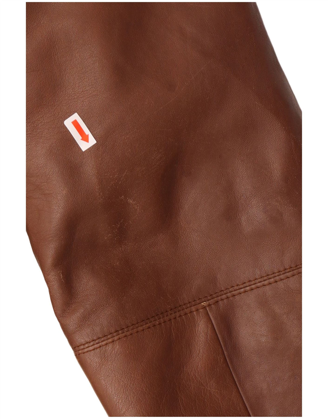 Vintage dame læderjakke IT 50 XL Brun