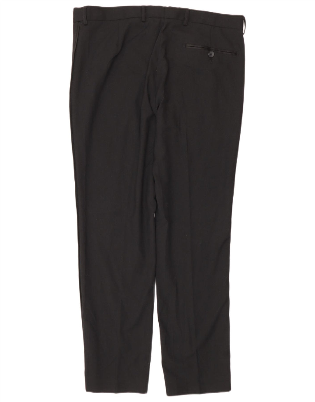 Marks & Spencer Herre Slim Suit Bukser W34 L29 Sort Polyester