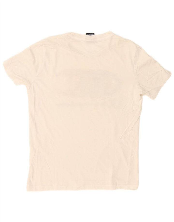 Champion Herre Grafisk T-Shirt Top Lille Hvid