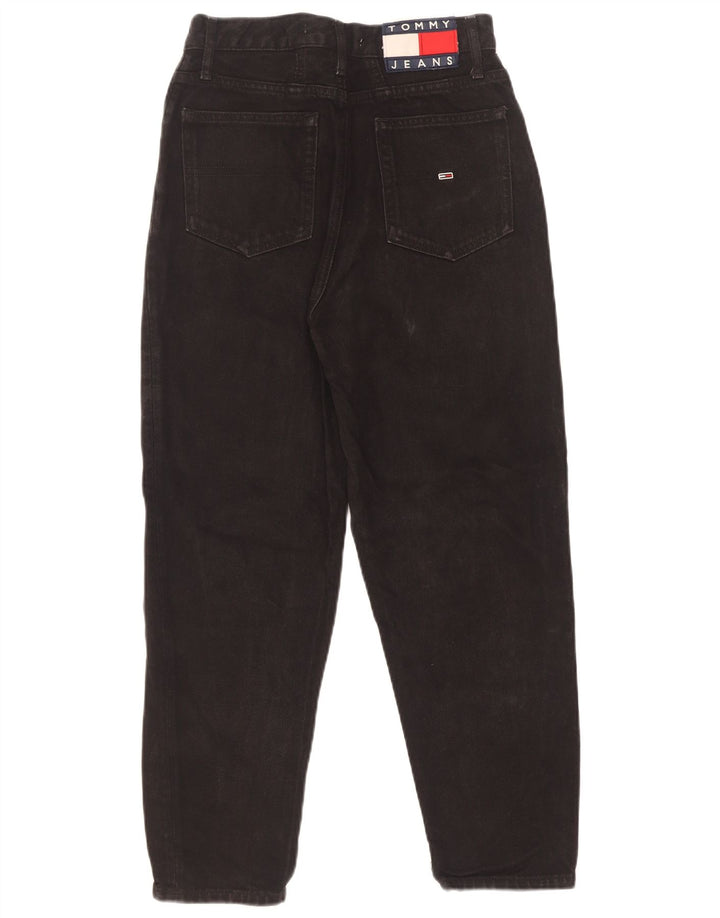 Tommy Hilfiger Dame Crop Tapered Jeans W25 L25 Sort
