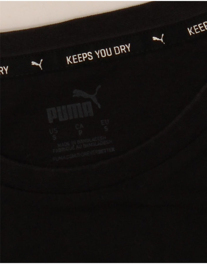 Puma Herre Grafisk T-Shirt Top Lille Sort