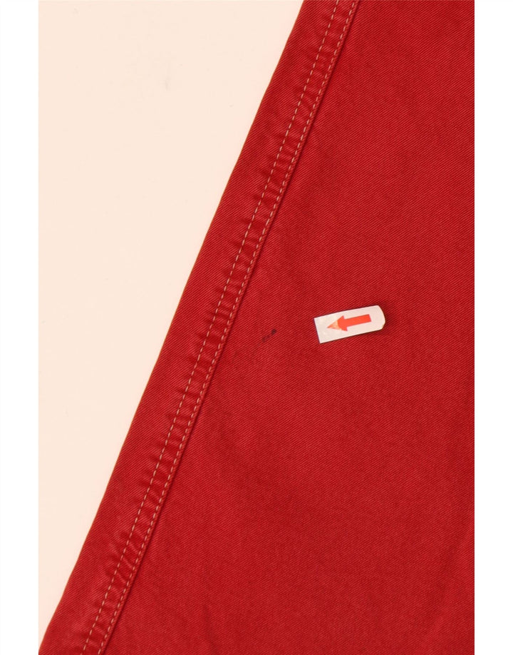 Jeckerson Straight Jeans til mænd W34 L34 rød bomuld
