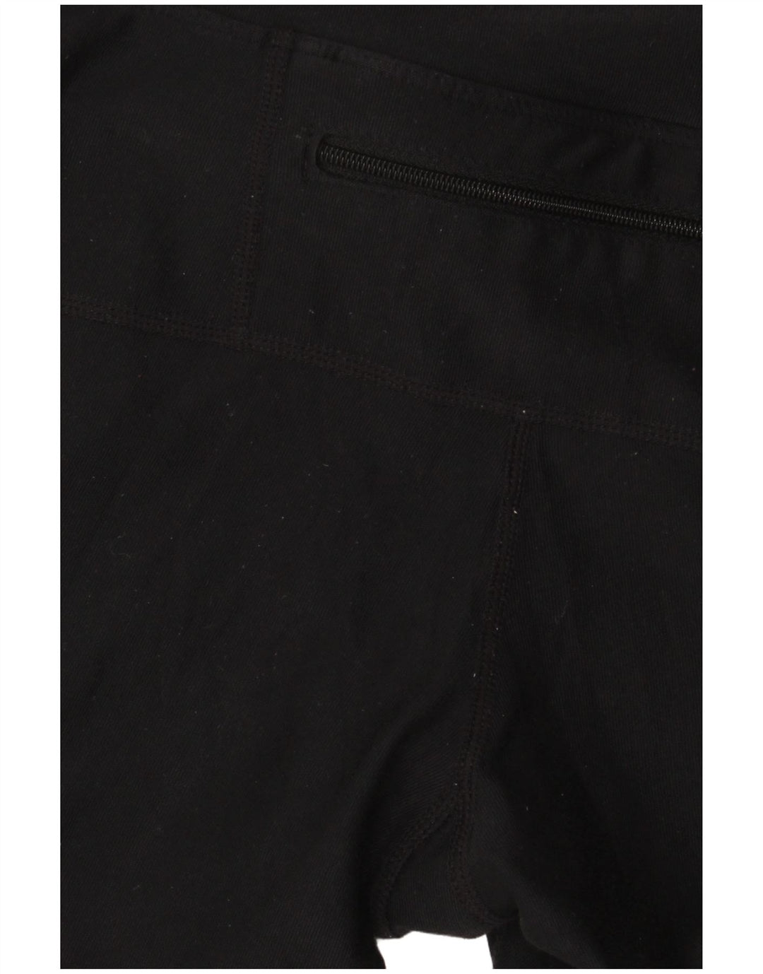 Nike Dame Leggings UK 10 Small Black Colourblock Polyester