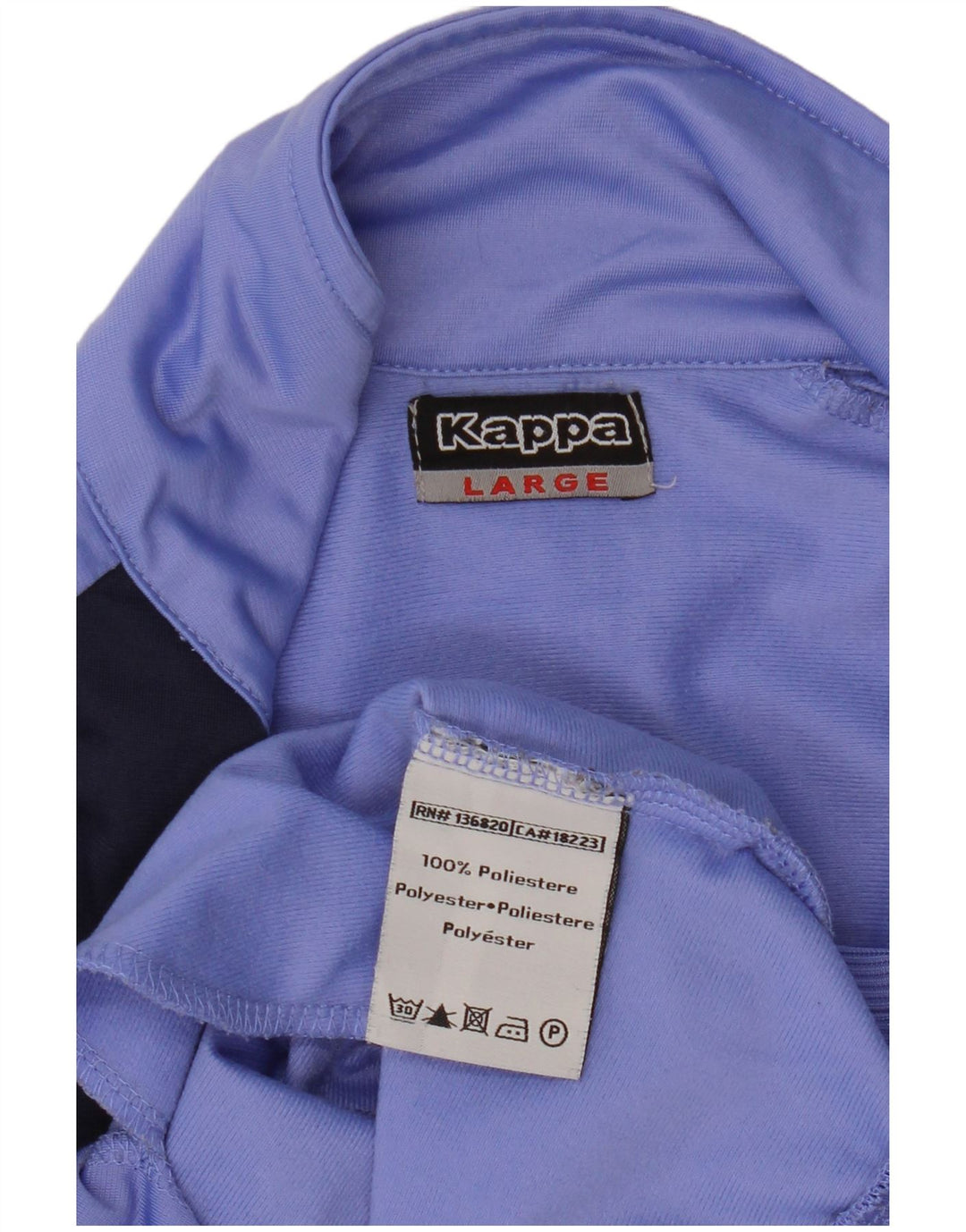 Kappa træningsdragt topjakke til kvinder UK 14 Stor lilla Colourblock Polyester