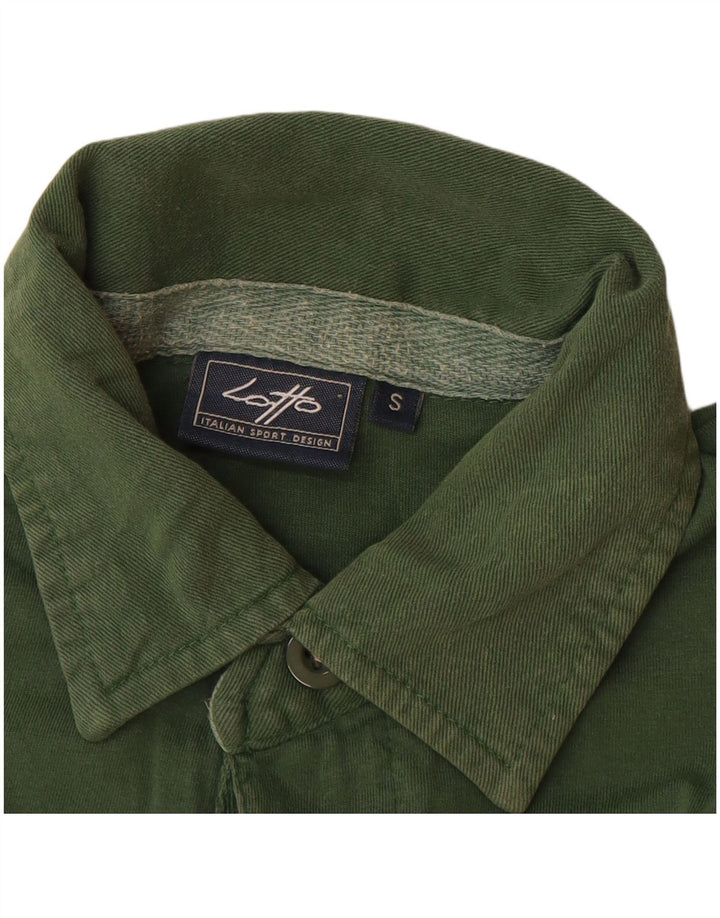 LOTTO Langærmet poloskjorte til mænd Lille grøn farveblok