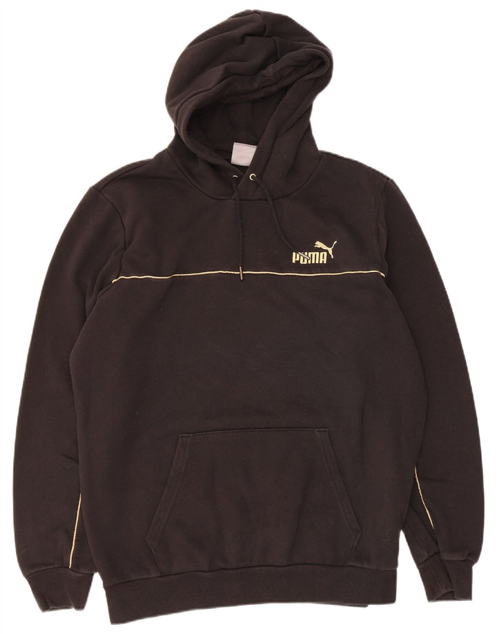 Puma Herre hættetrøje Jumper Medium Sort Bomuld