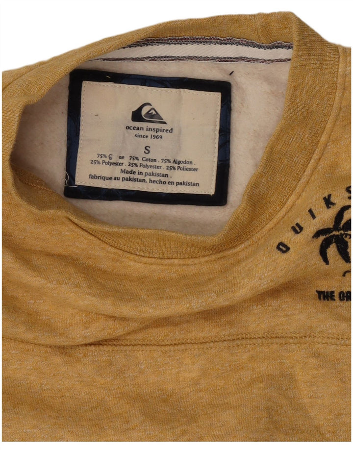 Quiksilver Herre Sweatshirt Jumper Lille Gul Bomuld