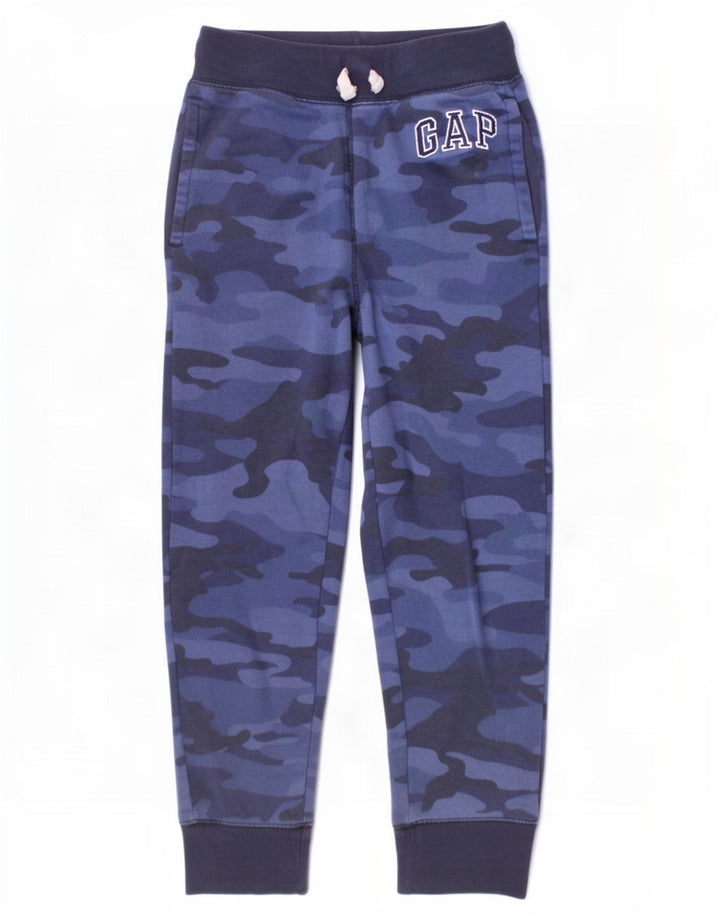 Gap Boys træningsdragt Bukser Joggers 8-9 år Medium Navy Blue Camouflage