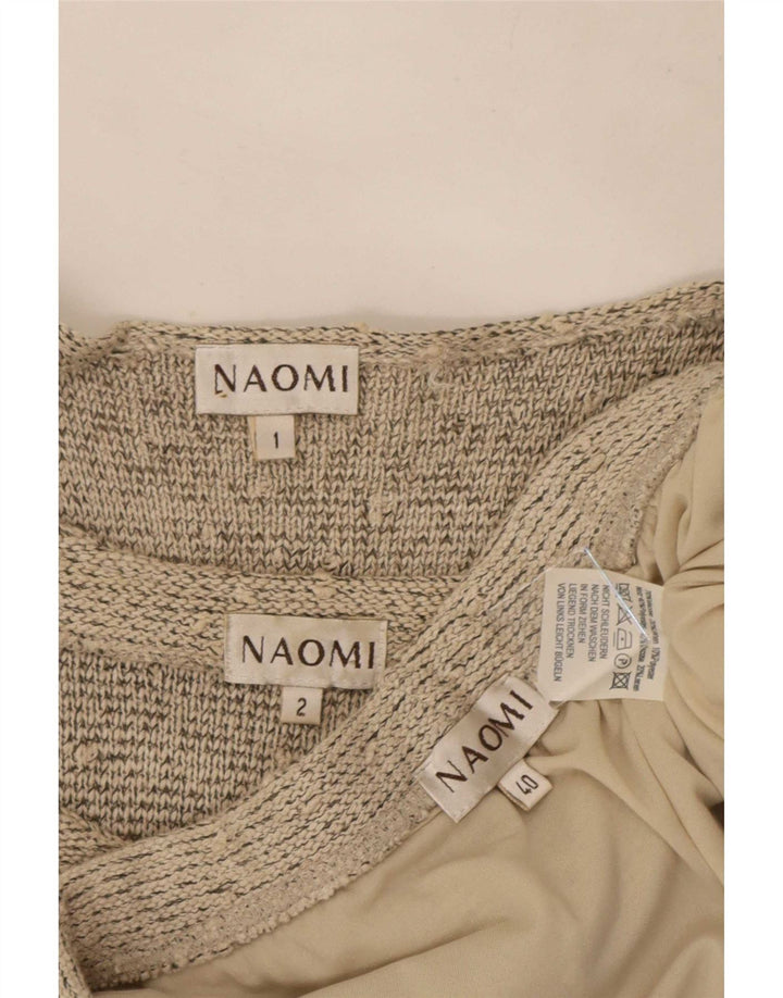 Naomi Womens 3-delt nederdelsæt EU 40 Medium W30 Grå Colourblock Viscose