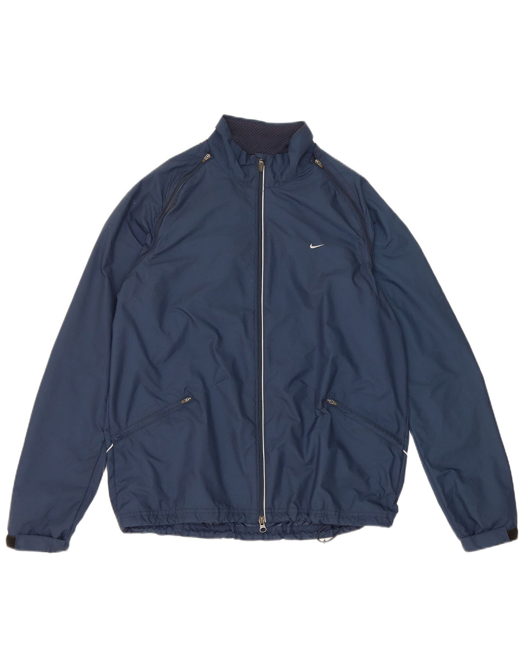 Nike træningsdragt topjakke til kvinder UK 14/16 Large Navy Blue