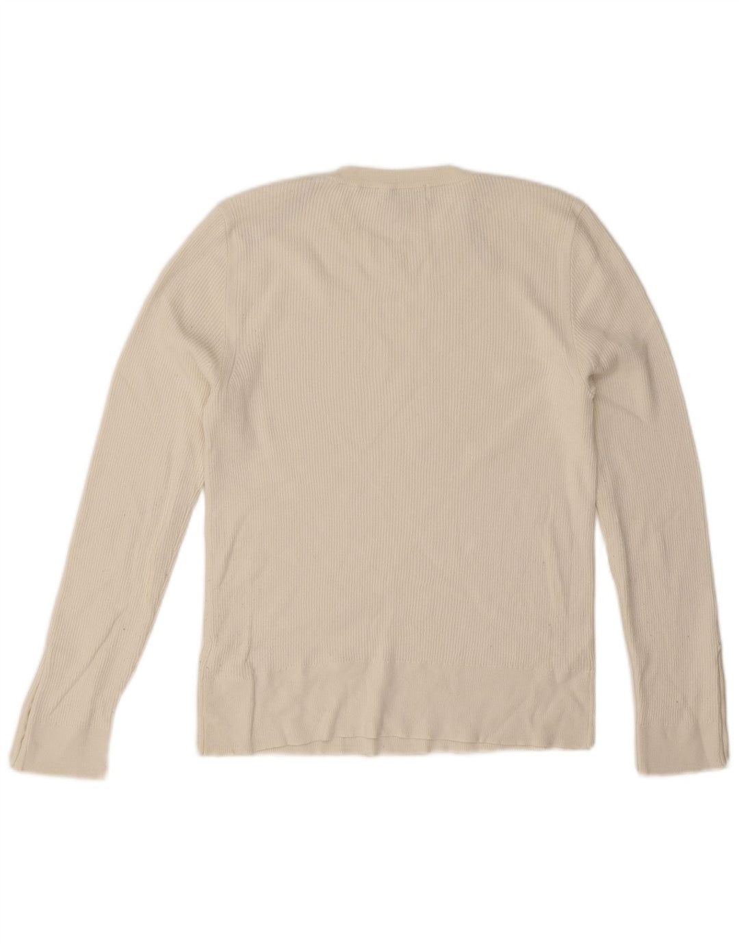 Marks & Spencer Dametop Langærmet UK 16 Large White Viscose