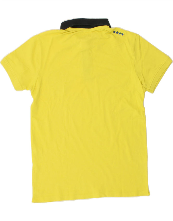 INVICTA Mens Polo Shirt Small Yellow Cotton Vintage Invicta and Second-Hand Invicta from Messina Hembry 