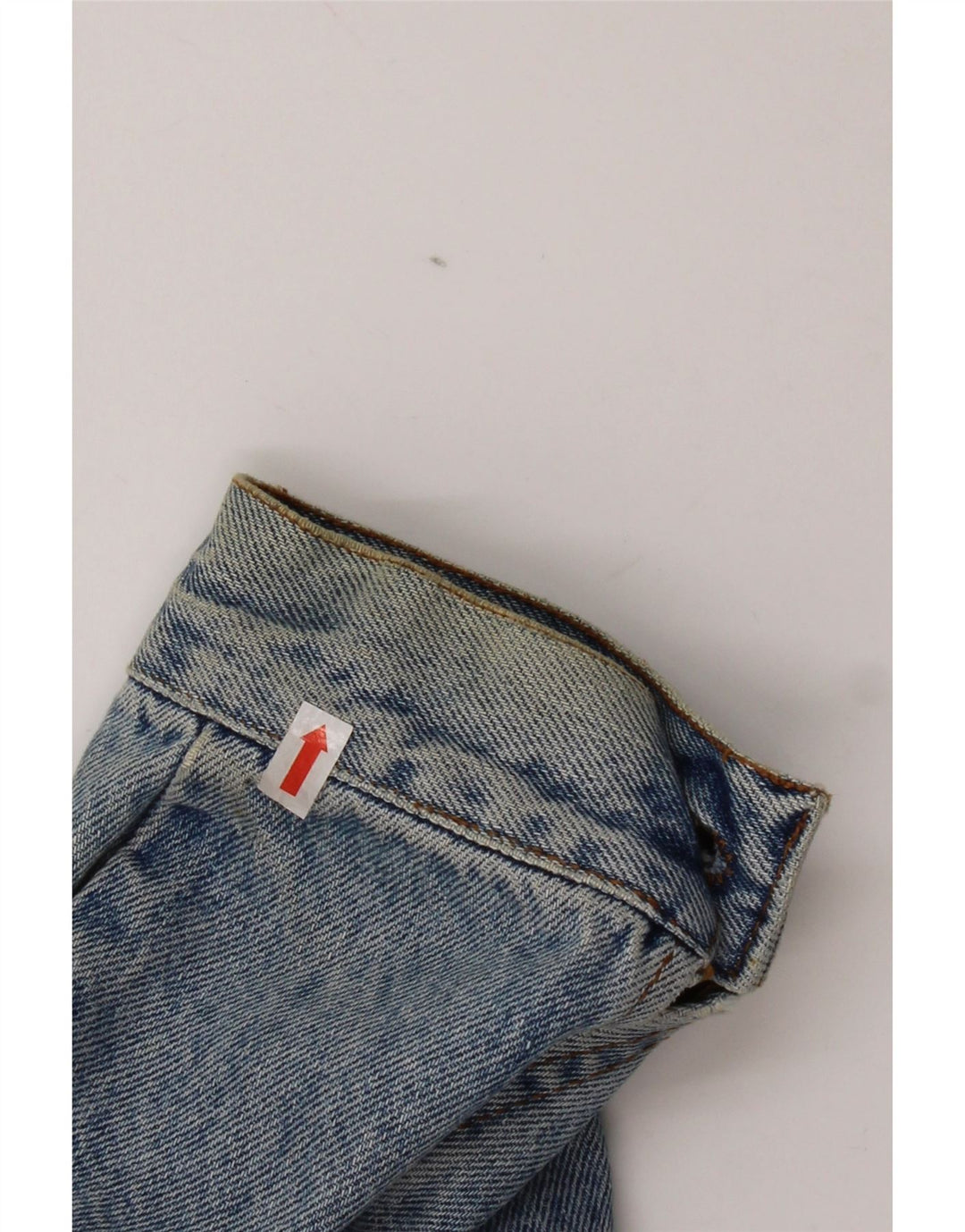Vintage Herre denimjakke UK 38 Medium Blue Cotton