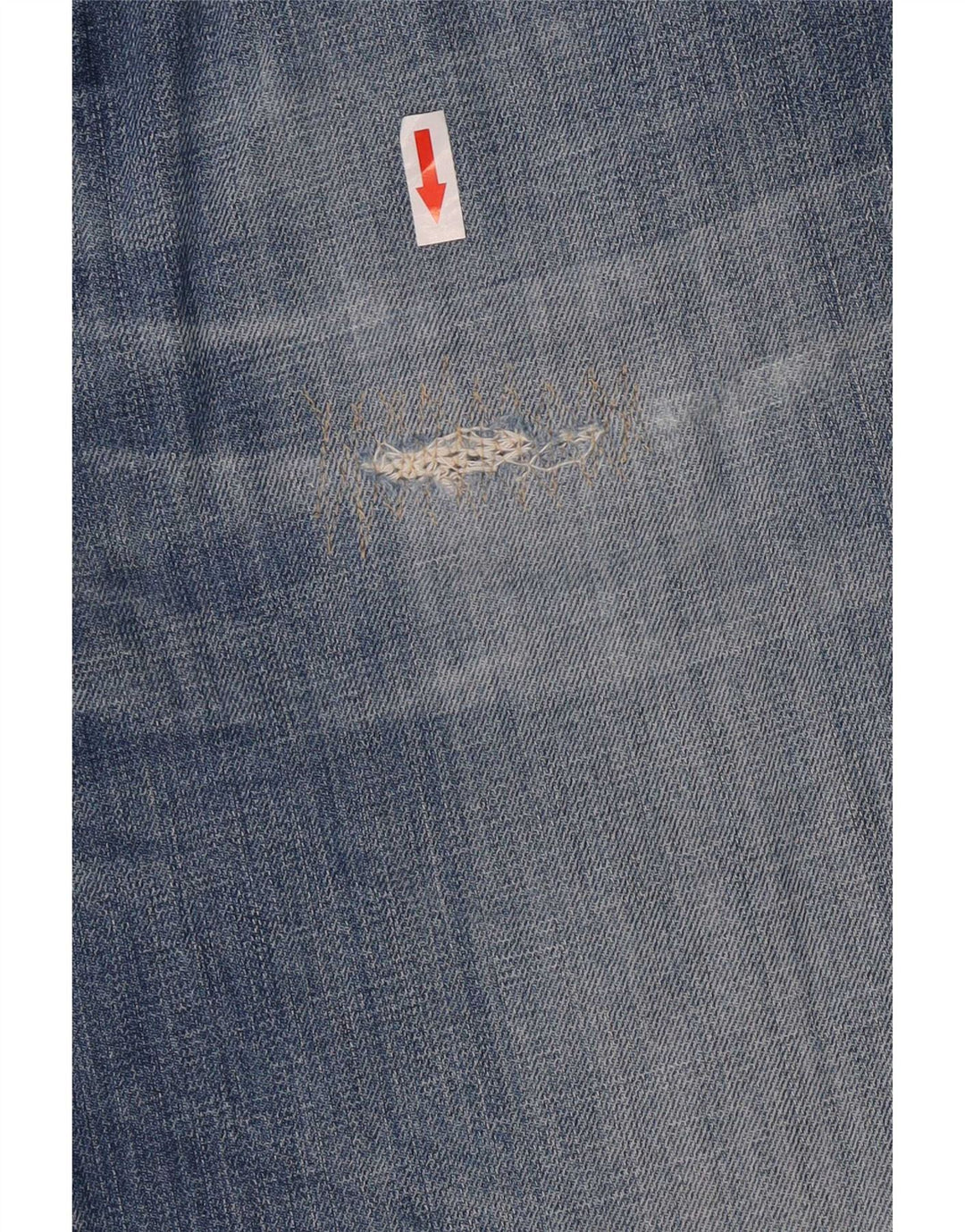 Armani Dame Straight Jeans W32 L30 Blå Bomuld