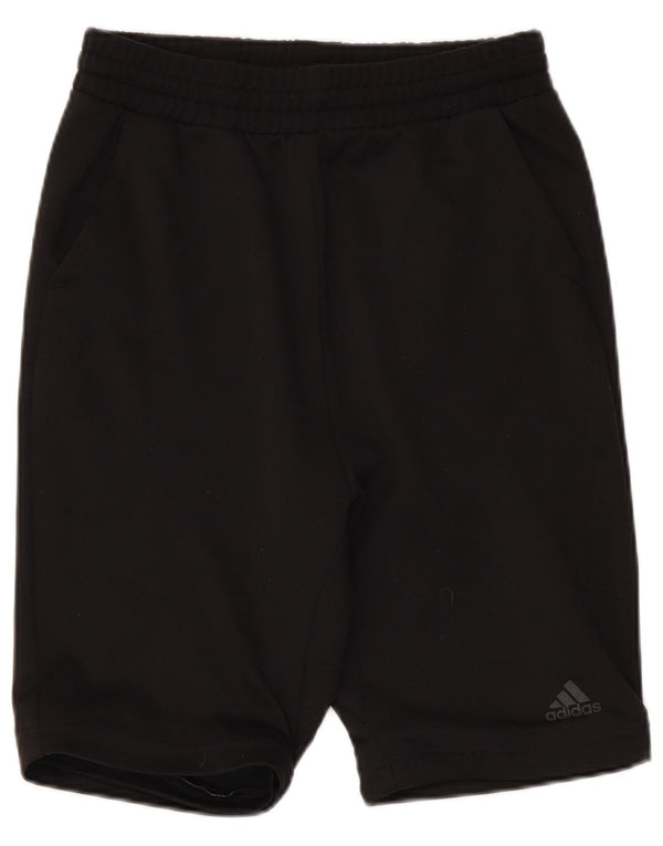 Adidas drenge grafiske sportsshorts 14-15 år sort polyester