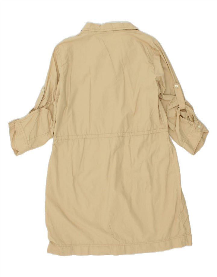 J. CREW Womens Pullover Shirt Dress UK 16 Large Beige Cotton Vintage J. Crew and Second-Hand J. Crew from Messina Hembry 