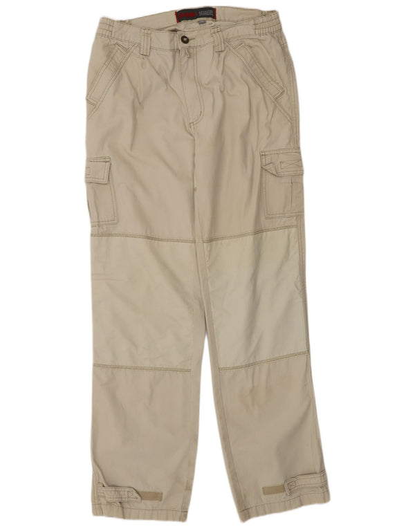 Slam Herre Straight Cargo Windbreaker Bukser IT 46 Small W32 L33 Beige