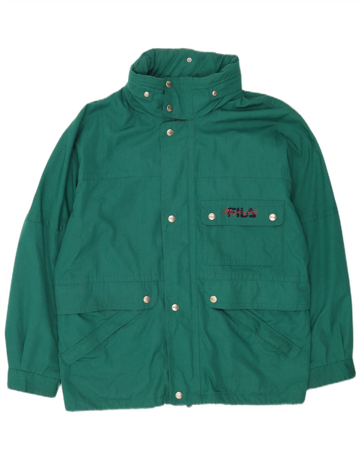 Fila Herre Grafisk Hooded Utility Jacket IT 50 Large Green Polyester