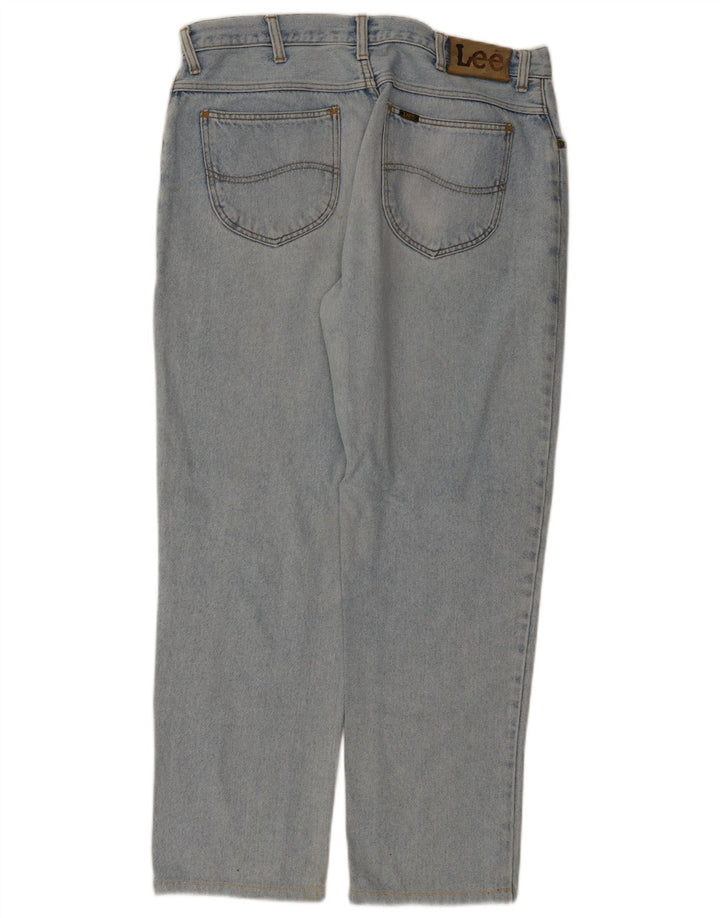Lee Herre Phoenix Straight Jeans W38 L29 Blå Bomuld