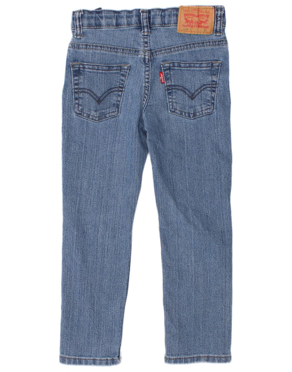 Levi's Boys 511 Slim Jeans 4-5 år W22 L18 Blå Bomuld