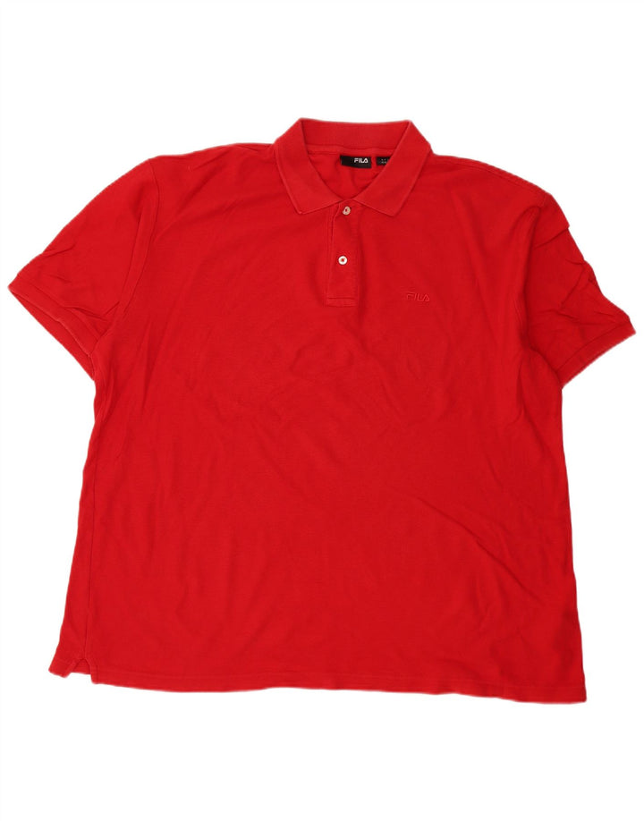 Fila Polo Shirt til mænd XL Rød