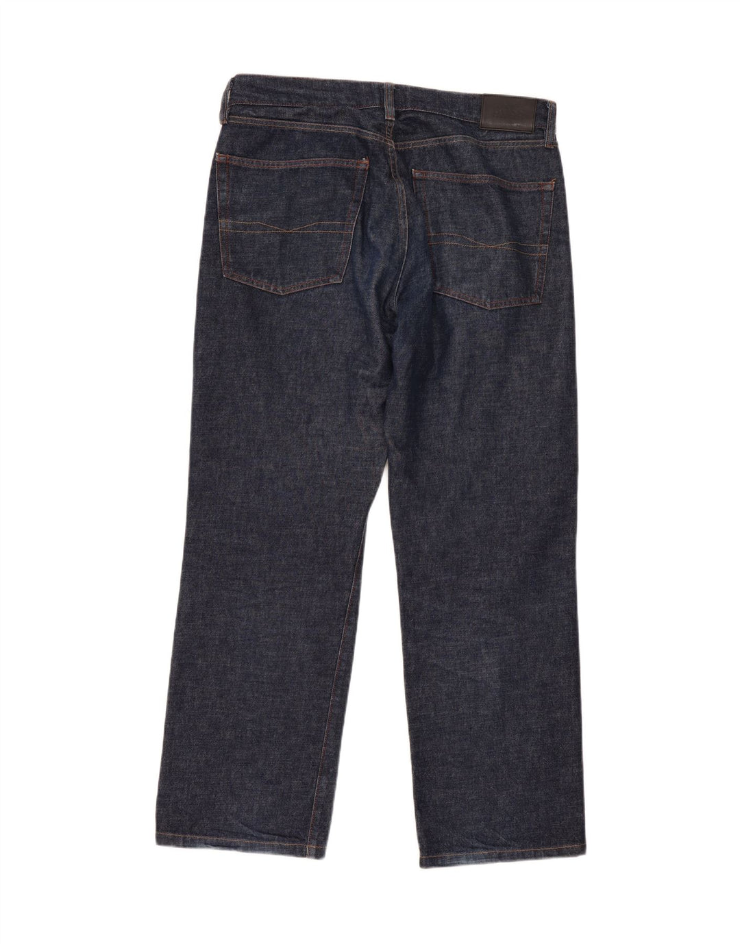 Hugo Boss Lige jeans til kvinder W36 L30 Marineblå bomuld