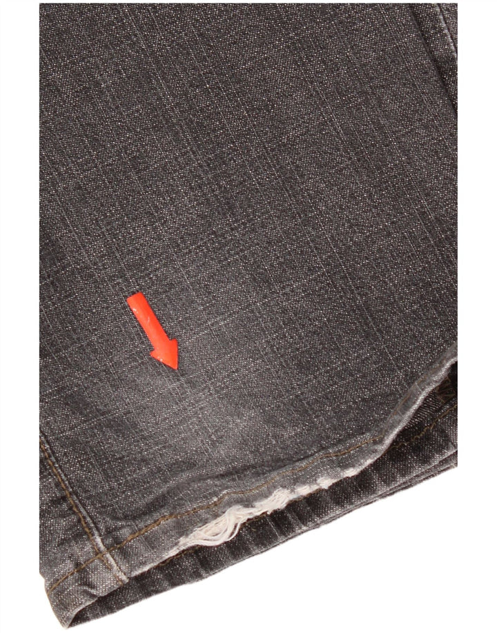Levi's Womens 505 Distressed Straight Jeans US 6 Medium W30 L32 Grå