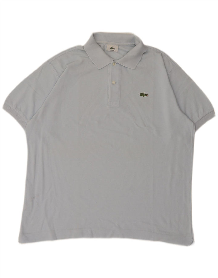 Lacoste Herre Polo Shirt Str. 5 Large Blå Bomuld