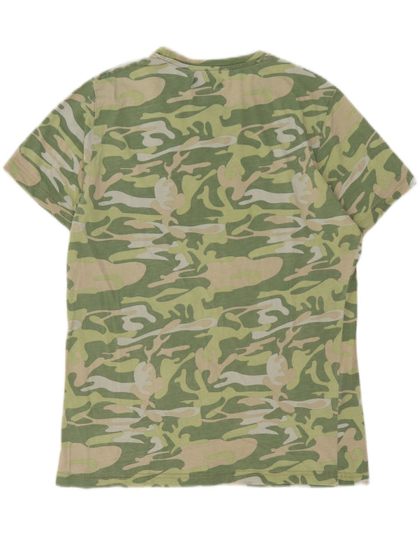 Jeep Herre Grafisk T-Shirt Top XL Grøn Camouflage