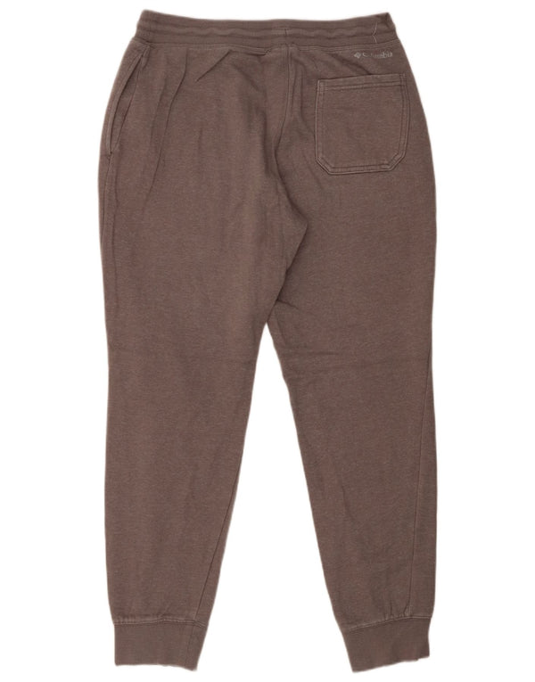 Columbia Womens Grafisk træningsdragt Bukser Joggers UK 14 Medium Grey Bomuld