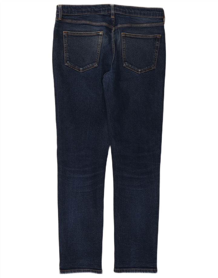 TOPSHOP Herre Slim Jeans W34 L30 Blå Bomuld