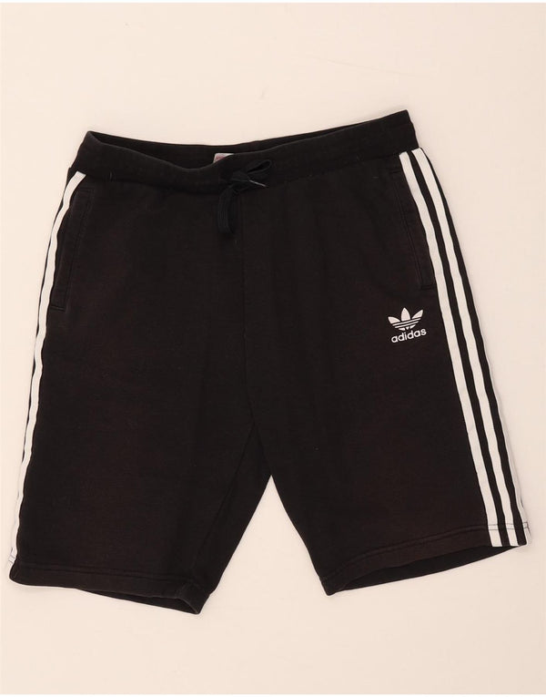 Adidas Boys Sport Shorts 15-16 Years Black Cotton