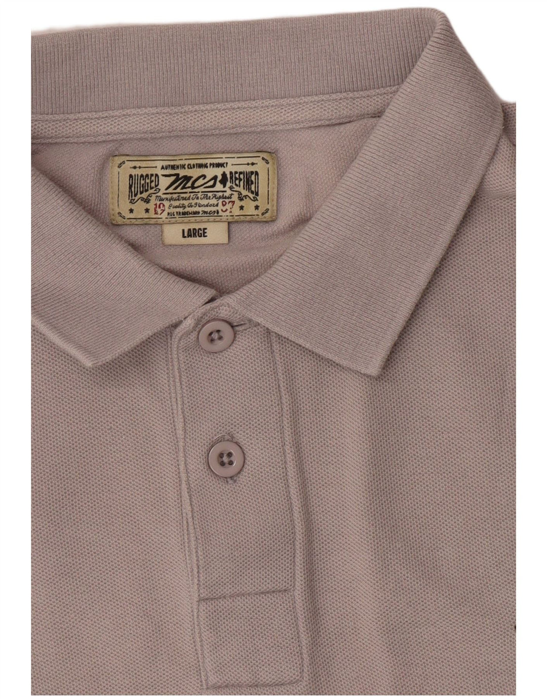 Marlboro Classics Langærmet Polo Shirt til mænd Stor Grå
