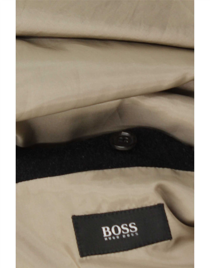 Hugo Boss Herre Overfrakke UK 36 Small Black