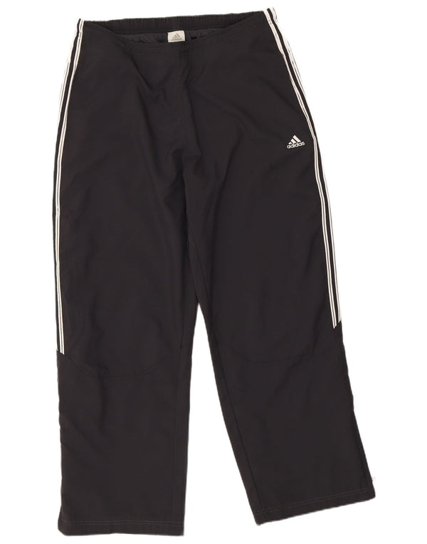 Adidas Dame træningsdragt Bukser Joggers UK 14 Medium Sort Polyester