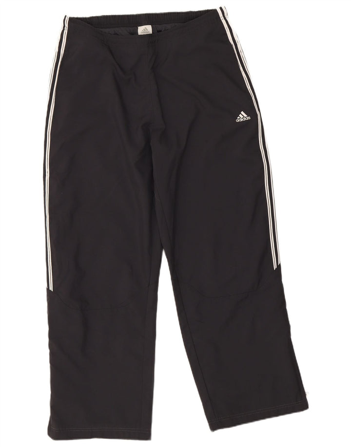 Adidas Dame træningsdragt Bukser Joggers UK 14 Medium Sort Polyester