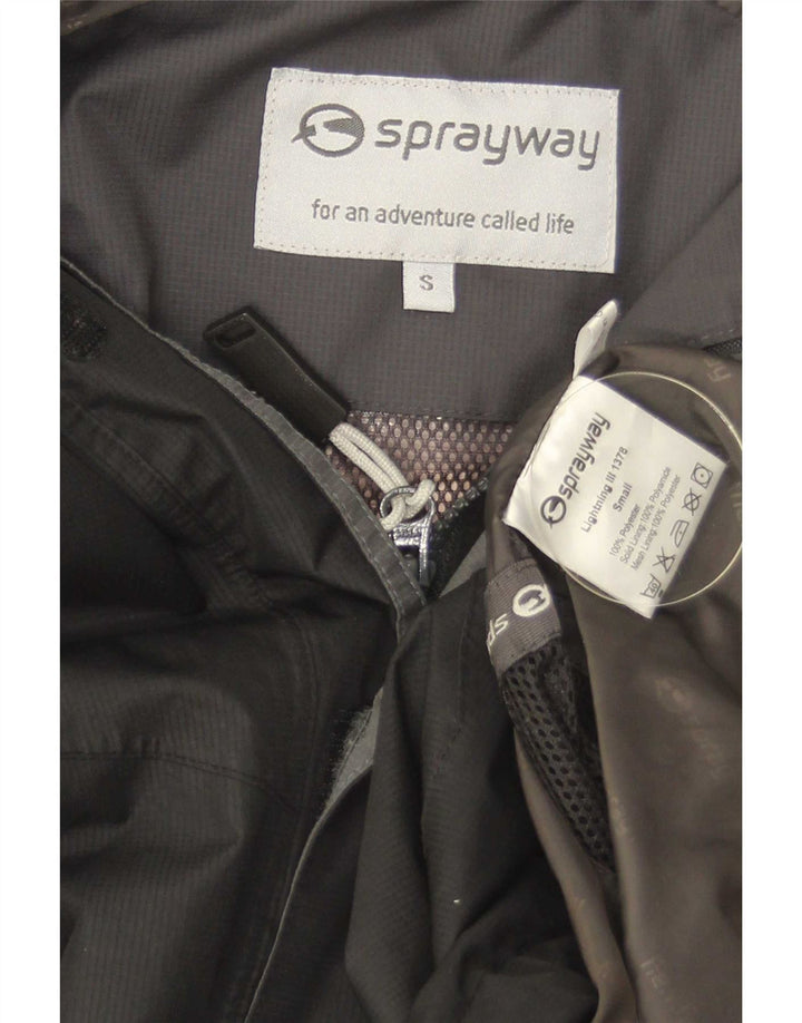 Sprayway Herre Windbreaker Jacket UK 36 Small Black Colourblock Polyester