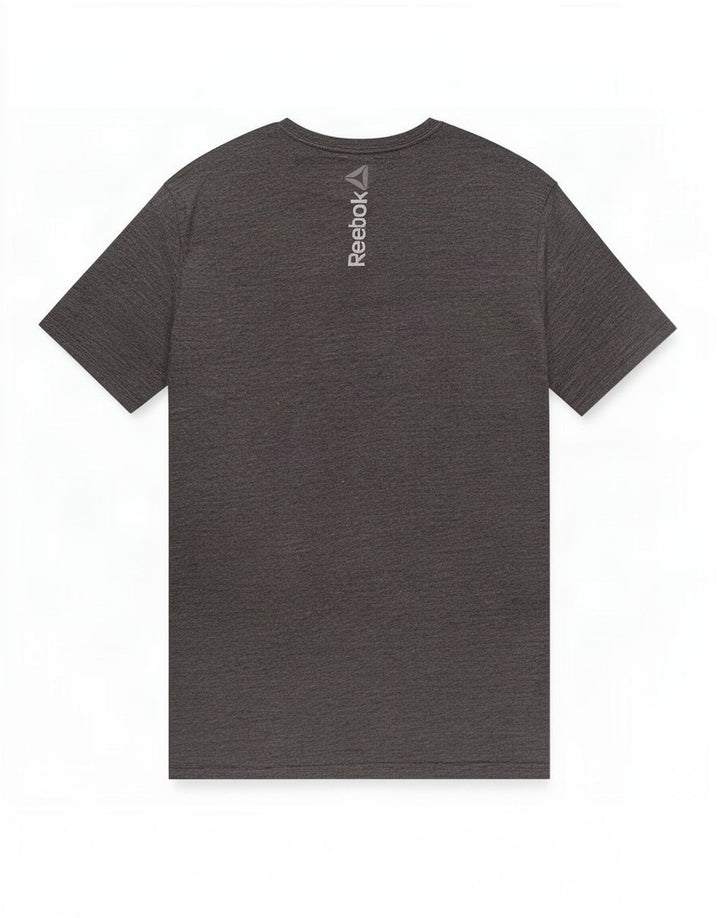 Reebok Herre Grafisk T-Shirt Top Stor Grå Polyester