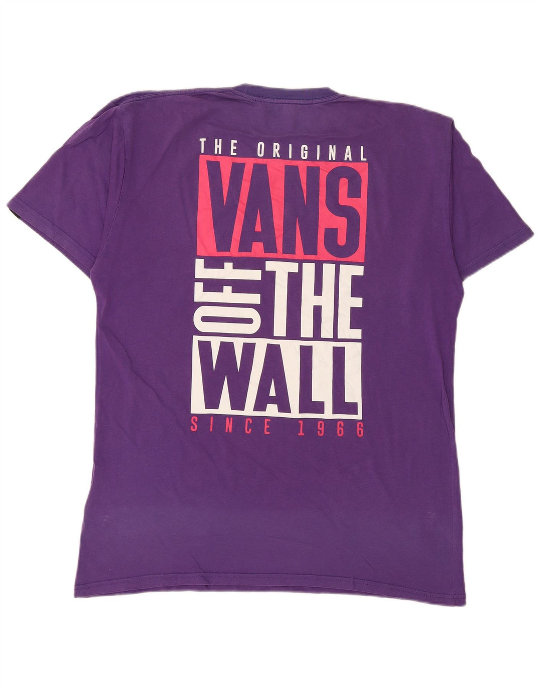 Vans Herre Classic Fit Grafisk T-Shirt Top Stor Lilla Bomuld