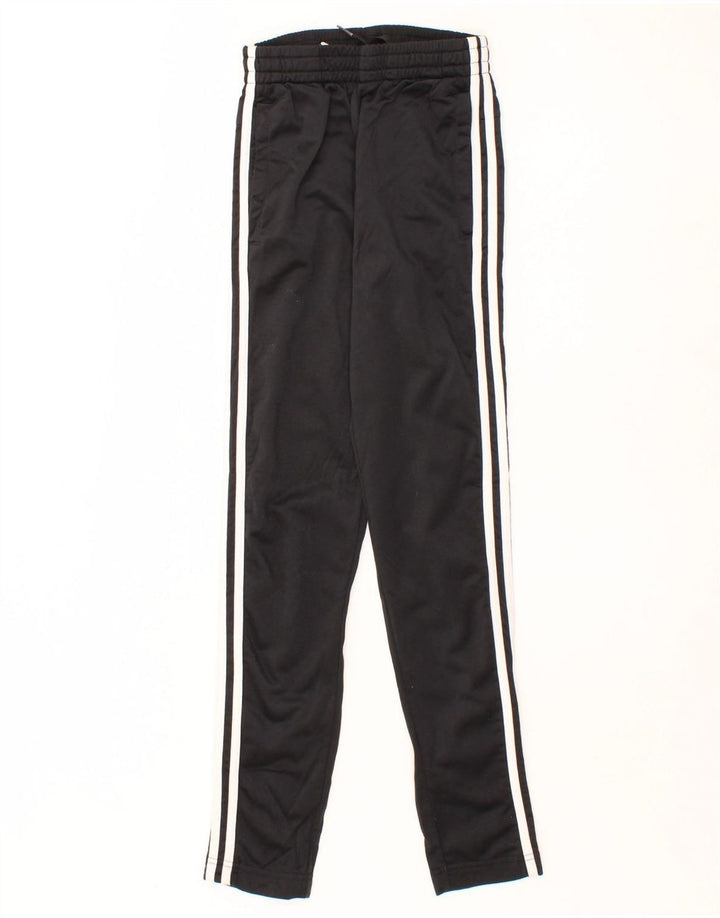 ADIDAS Girls Tracksuit Trousers 11-12 Years  Black Polyester Vintage Adidas and Second-Hand Adidas from Messina Hembry 