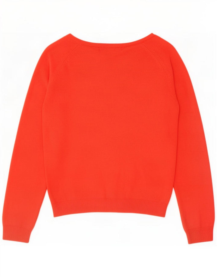 Zara Dame Cardigan Sweater UK 14 Large Red